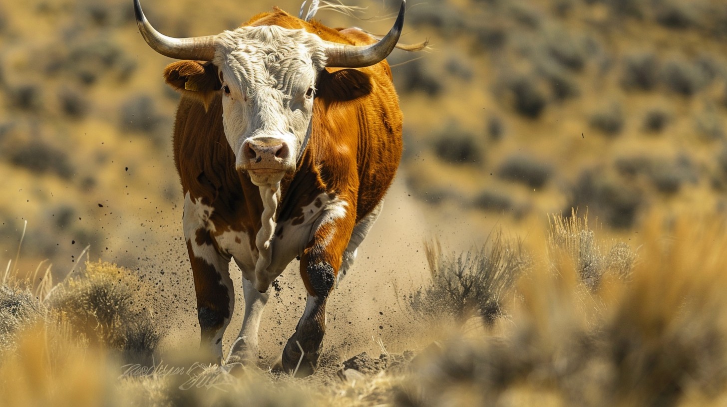 Engaging Bull Free Charging Bull Aggressively Image - Bull, Charging, Horns ...