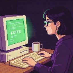 Free Late Night Coding Image - Pixel, Retro, Computer | Download at ...