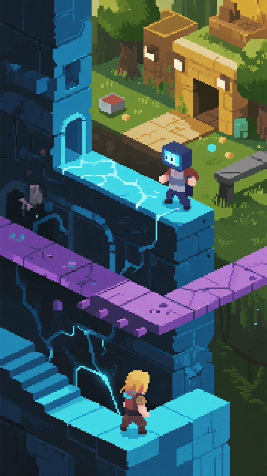 Free Pixel Adventure Quest Image - Pixel, Isometric, Dungeon | Download ...