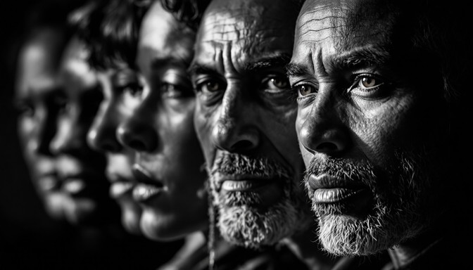 Free Authentic Human Connection Image - Portrait, Faces, Monochrome ...