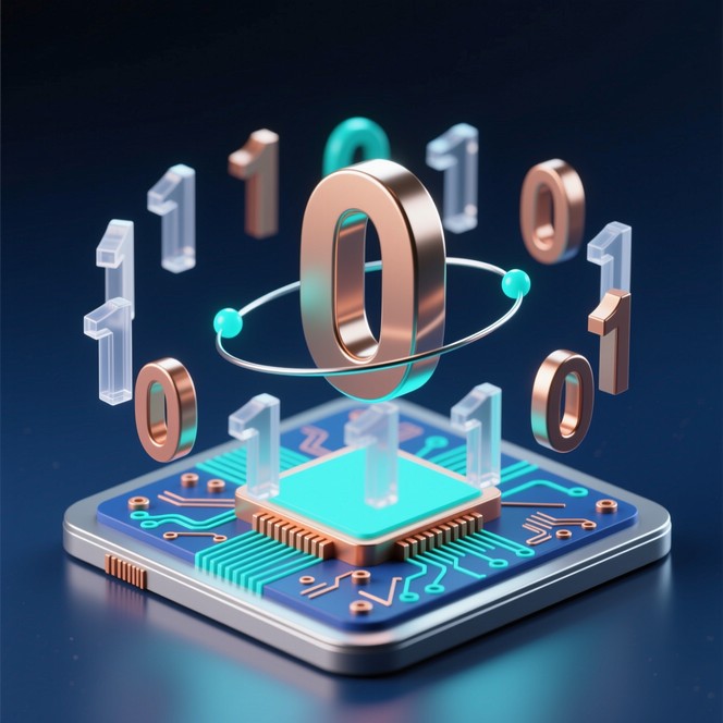 Free Binary Data Orbit Image - Binary, Digital, 3d | Download at StockCake
