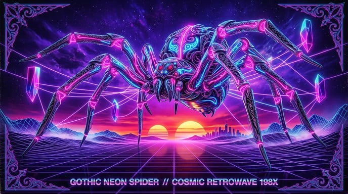 Free Cosmic Spider Dreams Image - Spider, Arachnid, Chrome | Download ...