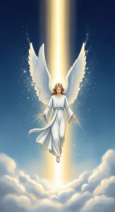 Free Divine Angel Descending Image - Angel, Celestial, Divine ...