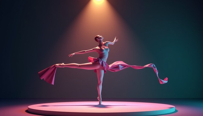 Free Graceful Ballet Arabesque Image | Download at StockCake