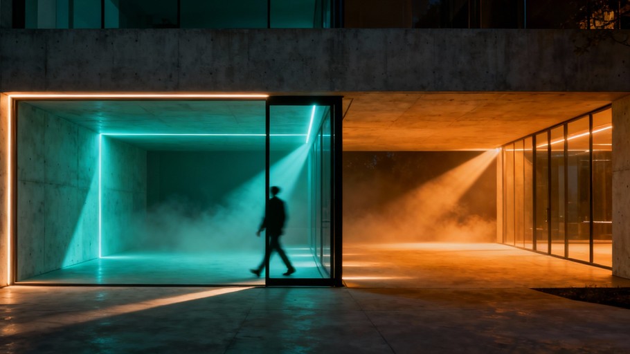 Visual Contrast Space. Examples Free Contrasting Light Spaces Photo - Architectural, Modern, Entrance ...