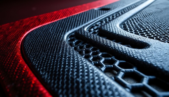 Beautiful view of Texture Composition For Car Design Composition