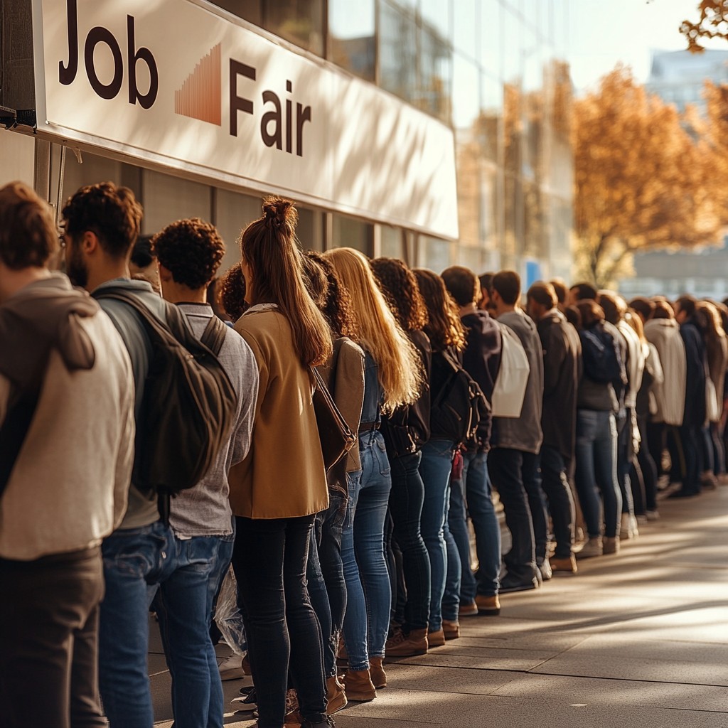 Free Queue at Fair Image - Job, Fair, Queue | Download at StockCake
