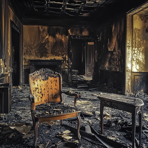Fire Ravaged Charred Free Burned interior remains Image - Burned, Charred, Interior ...