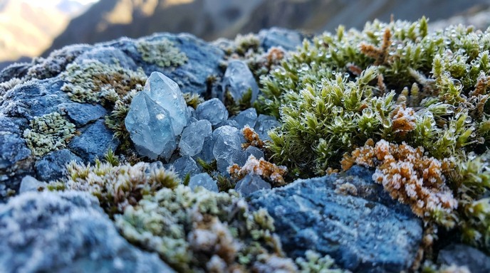 Free Alpine Frost Landscape Image - Macro, Moss, Lichen | Download at ...