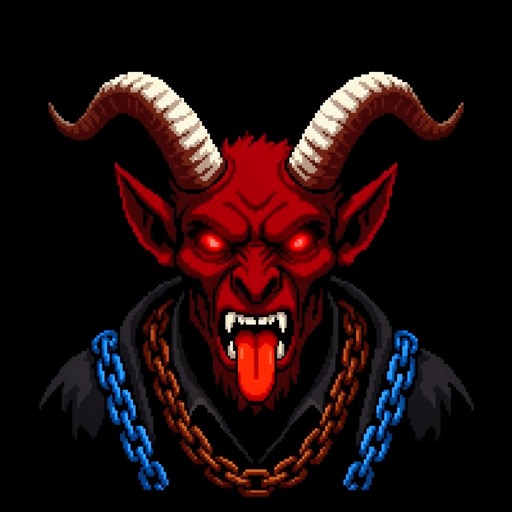 Free Retro Horror Sprite Image - Krampus, Demon, Pixel | Download at ...