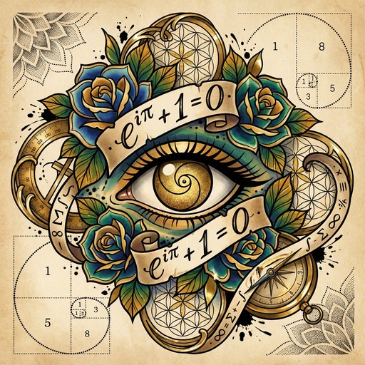 Free Mathematical Eye Art Image - Tattoo, Eye, Mathematics | Download ...
