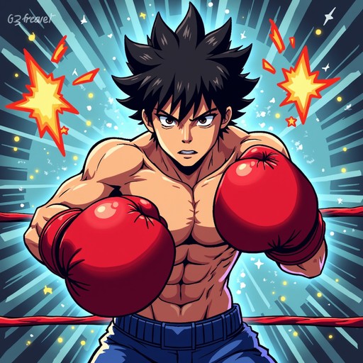 Free Powerful Pixel Punch Image - Boxer, Anime, Pixel | Download at ...