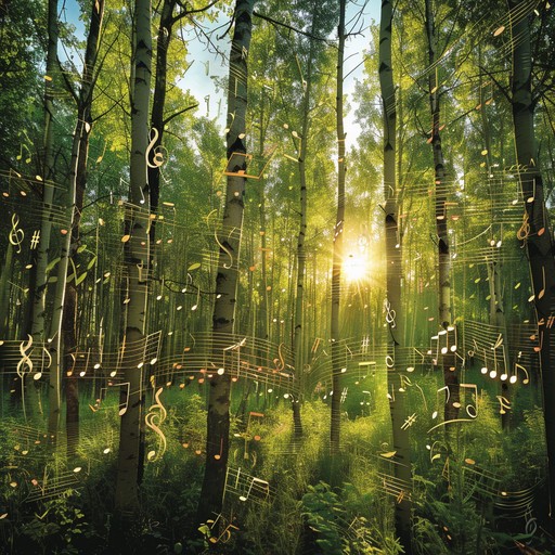 Musical Instruments Forest Free Musical Forest Symphony Image - Forest, Music, Geometric ...