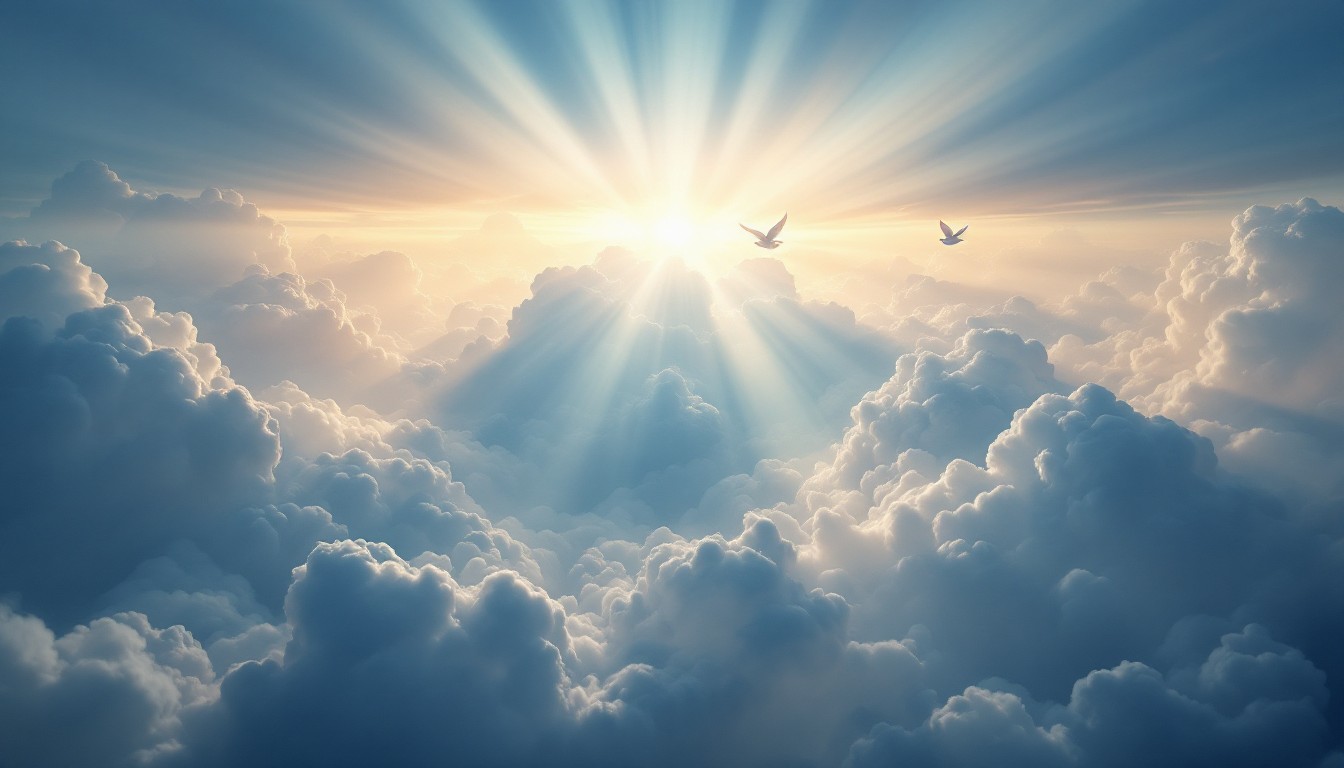 Free Divine Light Breakthrough Image - Clouds, Sunbeams, Rays ...
