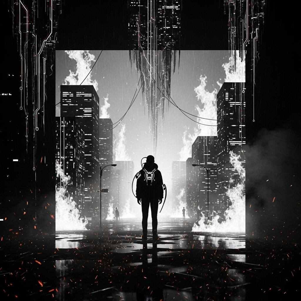 Free Digital Apocalypse Silhouette Photo - Dystopian, Cyberpunk ...