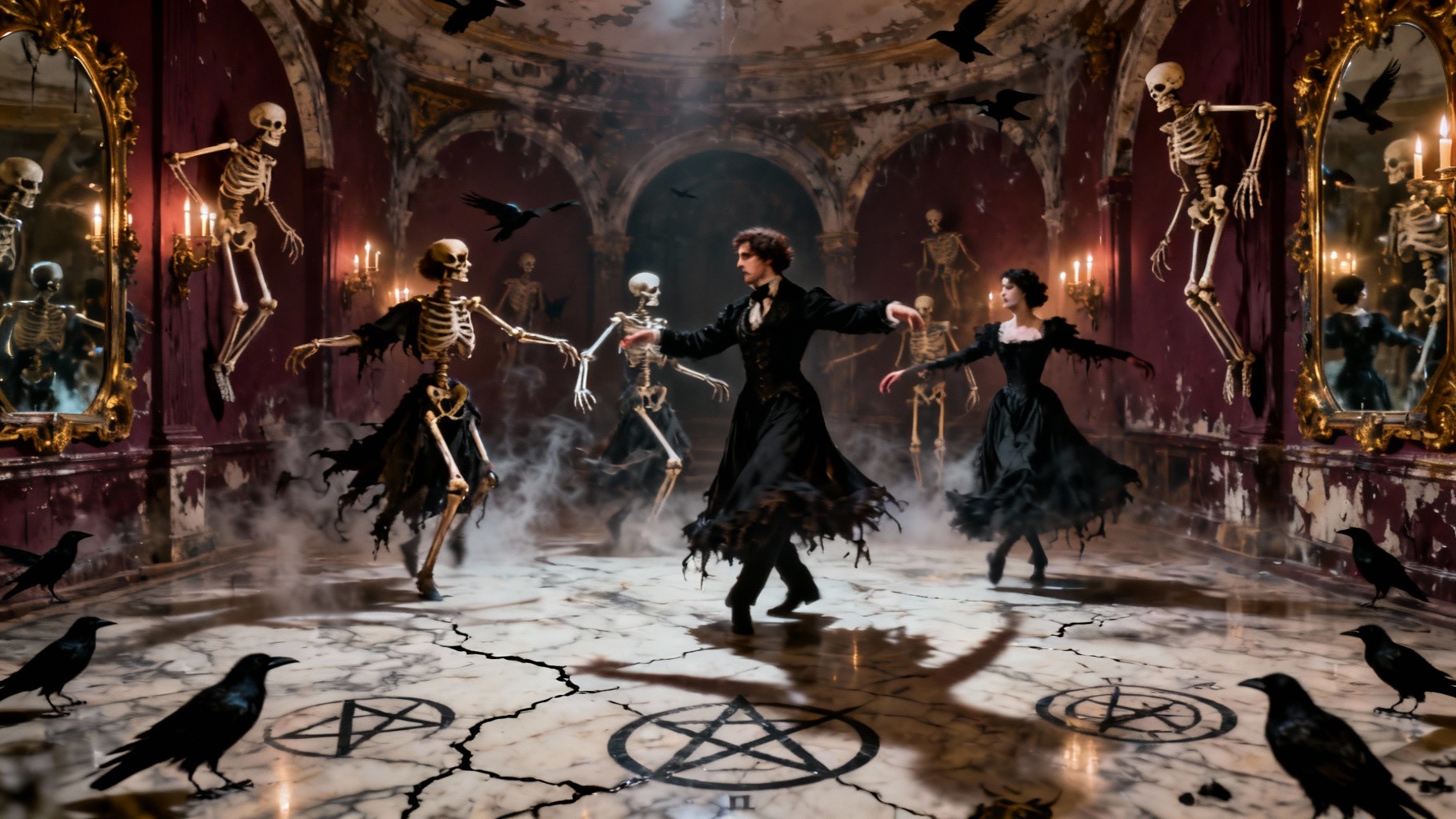 Free Death Dances Elegantly Image - Gothic, Skeleton, Dance | Download ...