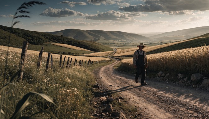 Free Rural Solitude Journey Image - Farmer, Countryside, Rural ...
