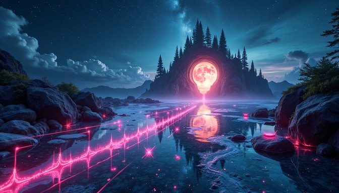 Free Luminous Reality Bridges Image - Dimensional, Cyan, Magenta ...