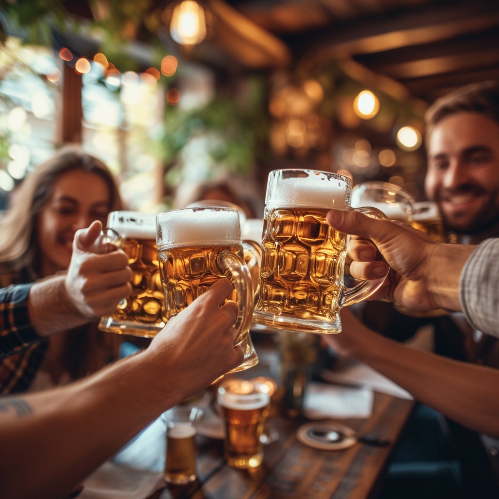Making Cheers Free Cheers with Beer Image - Beer, Friends, Cheers | Download at StockCake