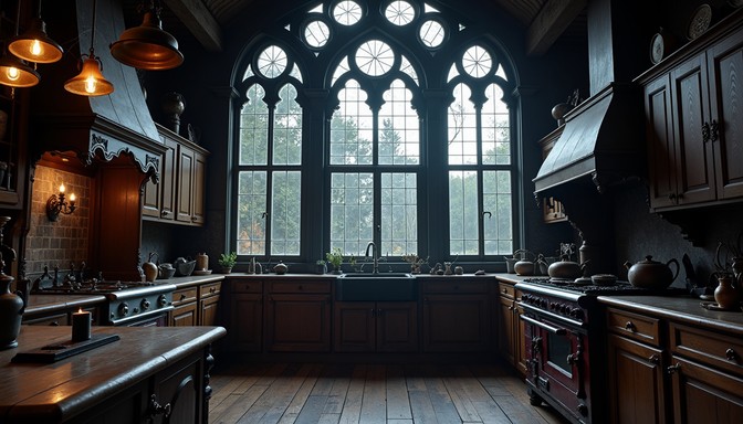 Free Gothic kitchen window Image - Gothic, Victorian, Kitchen ...