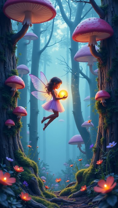 Free Enchanted Fairy Light Image | Download at StockCake
