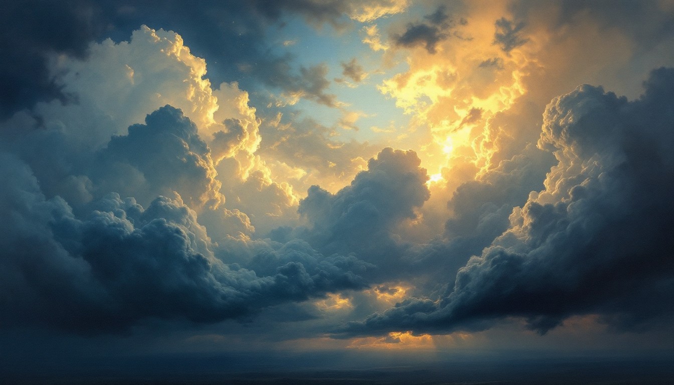 Free Majestic Storm Light Image - Storm, Clouds, Sunset | Download at ...