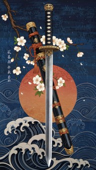 Samurai Blade Pattern Free Japanese Blade Art Image - Katana, Sword, Samurai | Download at ...