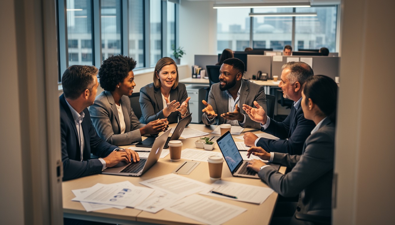 Free Team Collaboration Meeting Image - Teamwork, Collaboration, Office ...