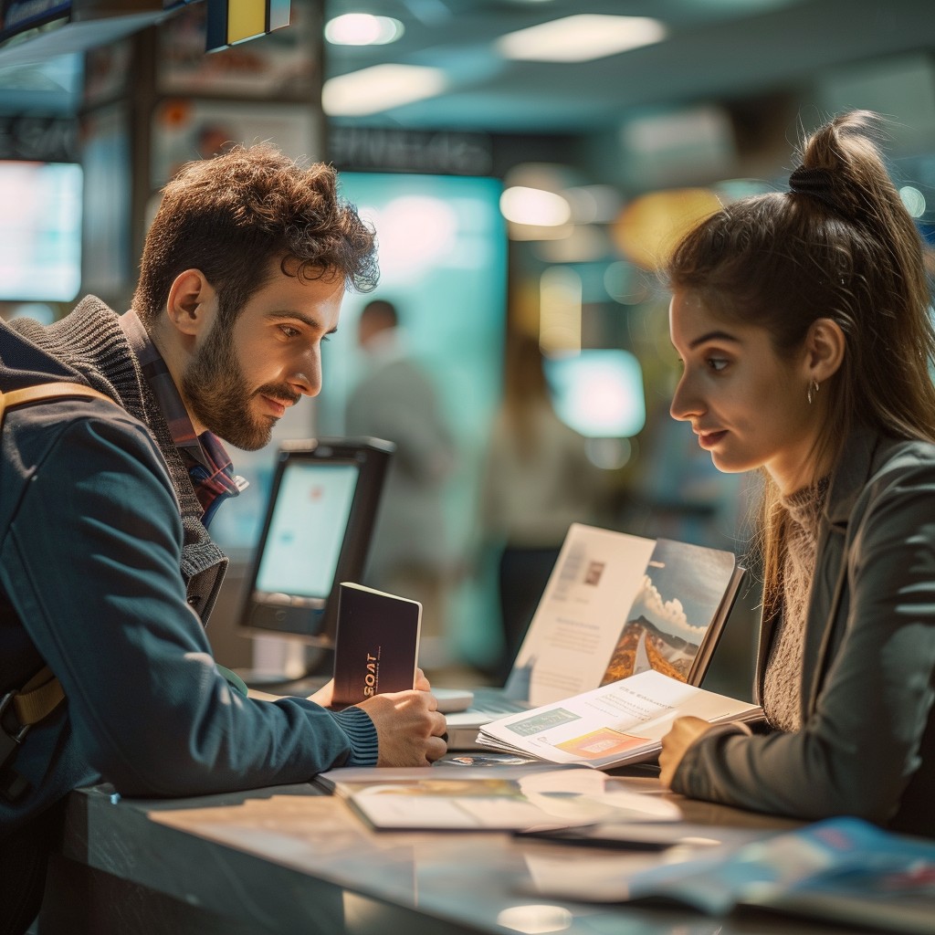 Free Airport Check-in Desk Image - Airport, Check-in, Travelers ...