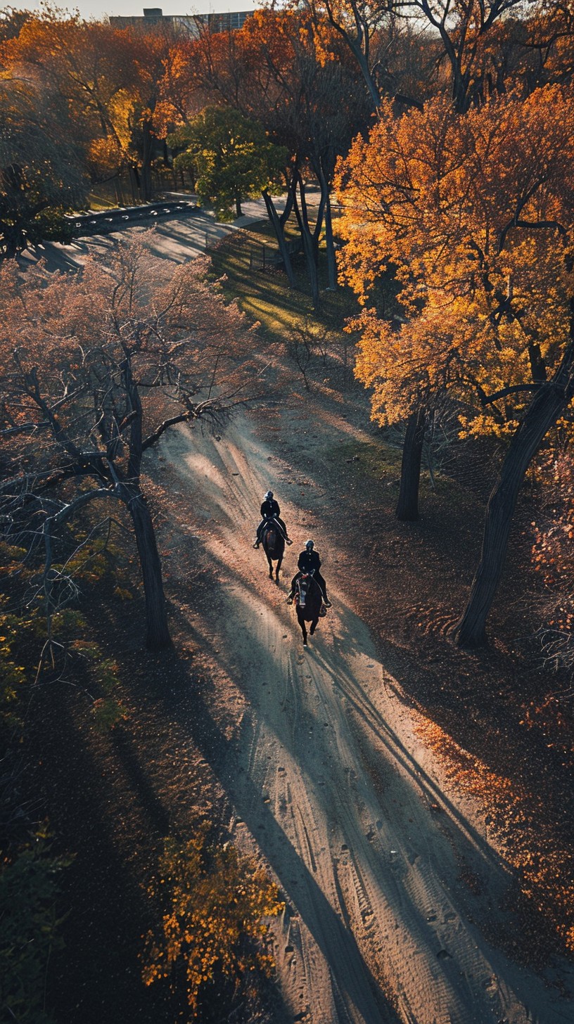 Free Autumn Ride Together Image - Autumn, Cyclists, Park | Download at ...