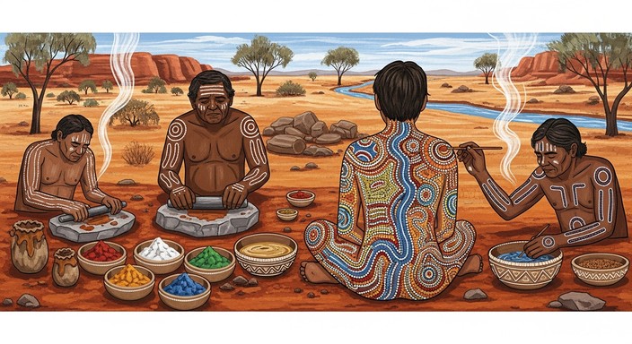 Free Sacred Body Painting Image - Aboriginal, Ceremony, Ritual ...