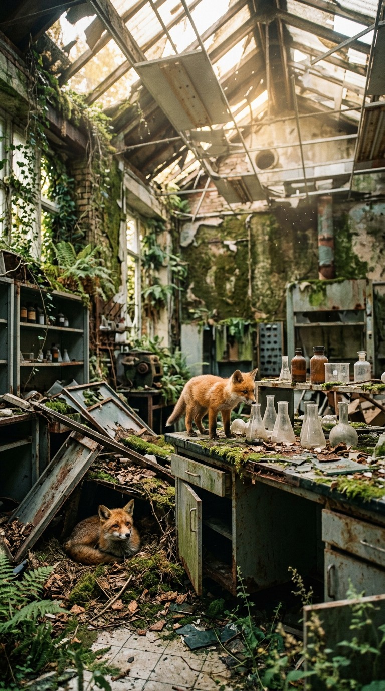 Free Nature Reclaims Laboratory Image - Fox, Wildlife, Abandoned ...