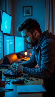 Free Blue Light Coder Image - Programmer, Coding, Developer | Download ...