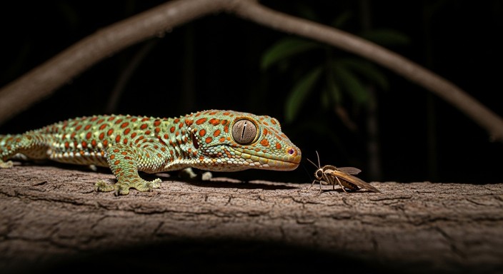 Free Gecko Night Hunter Image - Gecko, Reptile, Lizard | Download at ...