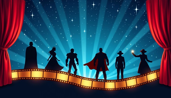 Free Magical Movie Silhouettes Image | Download at StockCake