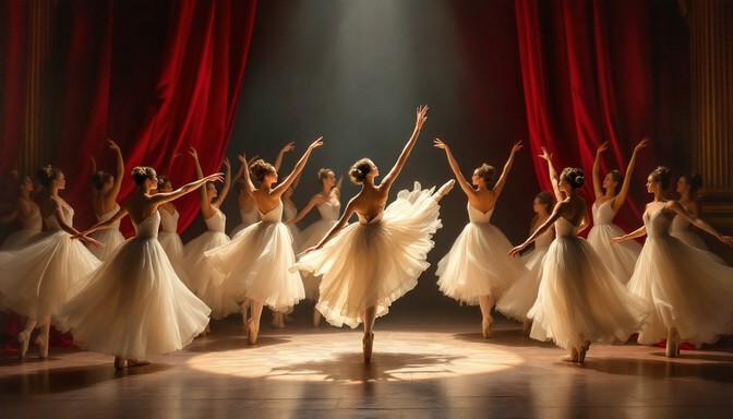 Free Elegant Ballet Ensemble Image - Ballet, Dancers, Theater ...