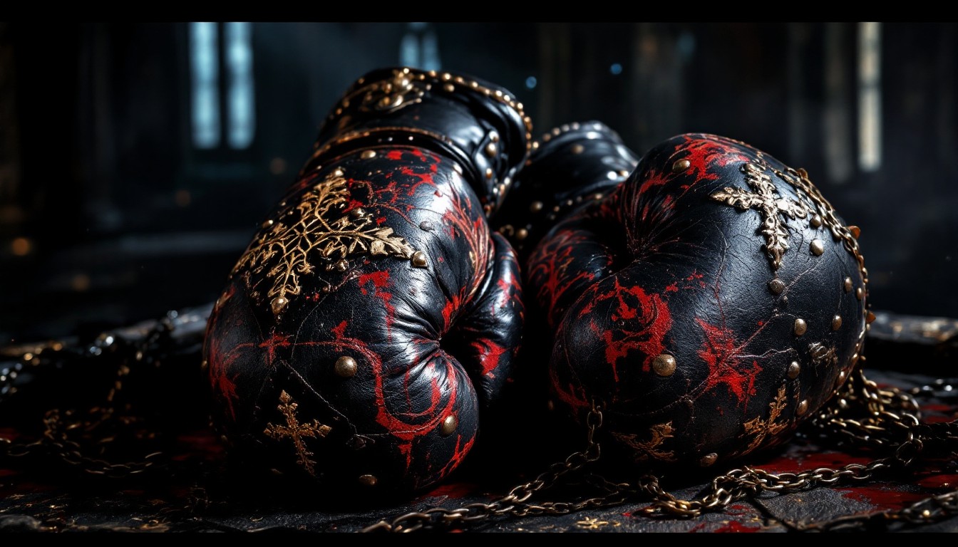 Free Gothic Boxing Gloves Image - Gothic, Boxing, Leather | Download at ...