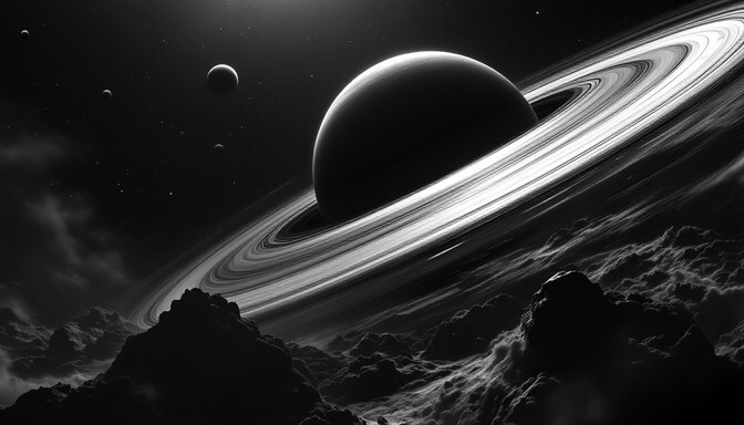 Free Majestic Ringed Planet Image - Planet, Rings, Space | Download at ...