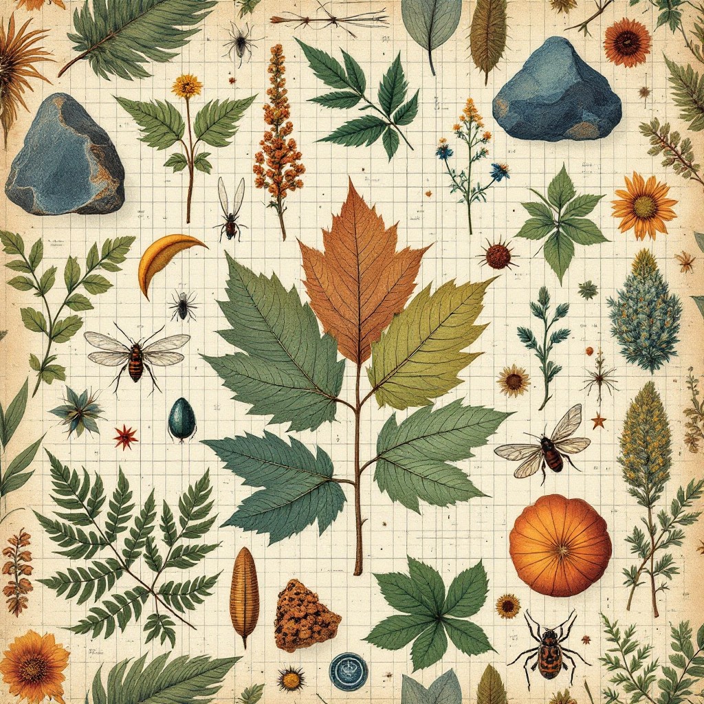 Natural Guide Free Vintage Nature Guide Image - Botanical, Vintage, Scientific ...