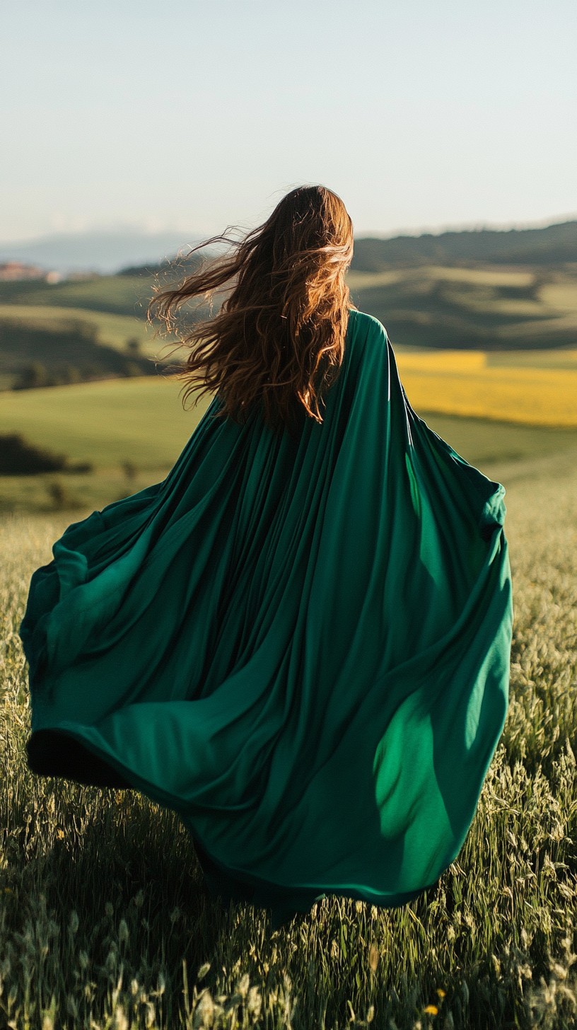 Free Elegant green gown Image - Woman, Green, Gown | Download at StockCake