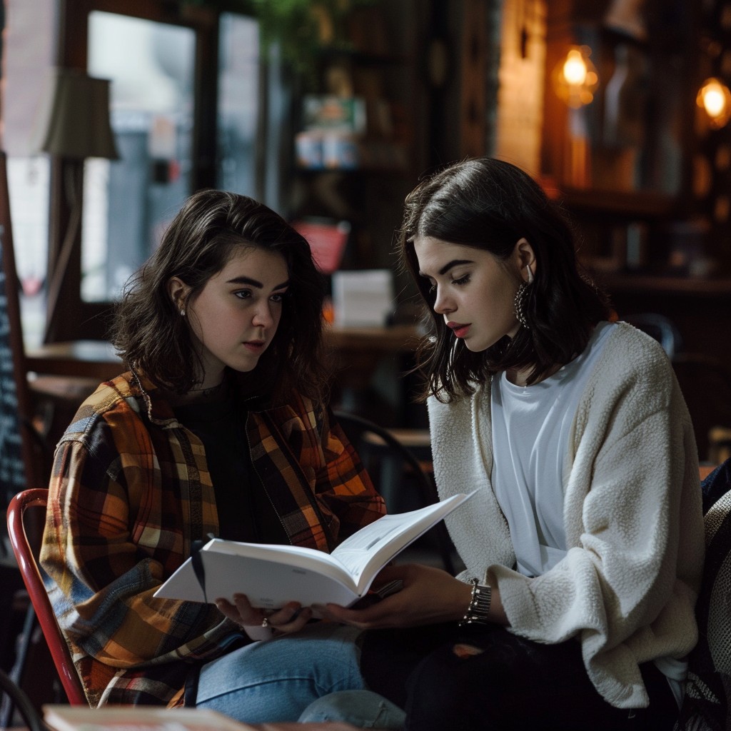 Free Focused reading session Image - Reading, Café, Women | Download at ...