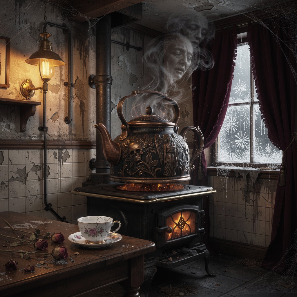 Free Haunted Tea Time Image - Gothic, Victorian, Kettle | Download at ...