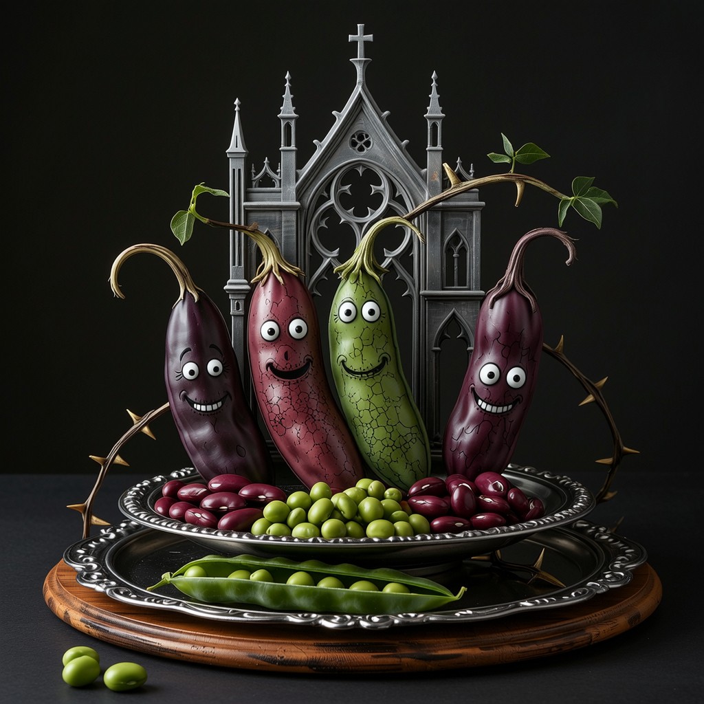 Goth Beans Free Gothic Legume Portraits Image - Gothic, Legumes, Beans | Download ...