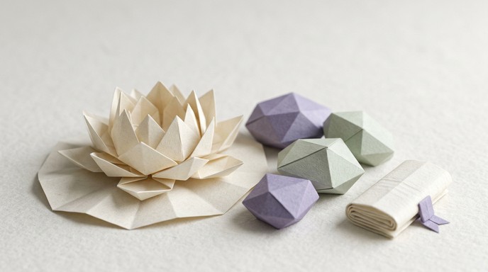 Foled Paper Download Origami Dune Lagoons Stock Images for Free | StockCake