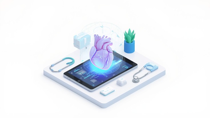 Free Holographic Medical Learning Image - Heart, Holographic, Medical ...