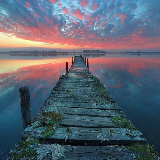 Free Sunset Lake Pier Image - Sunset, Lake, Pier | Download at StockCake