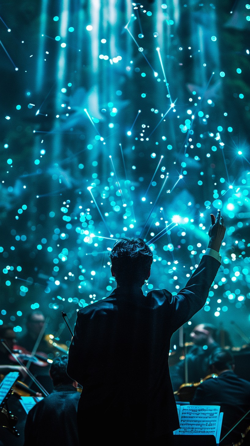 Free Conductor in Spotlight Image - Conductor, Orchestra, Lights ...