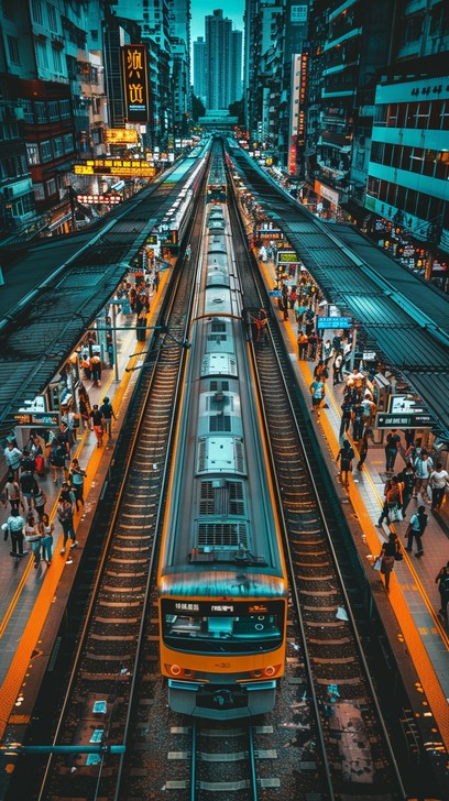 Urban Setting Train Free Urban Train Lines Image - Twilight, Urban, Trains | Download at ...