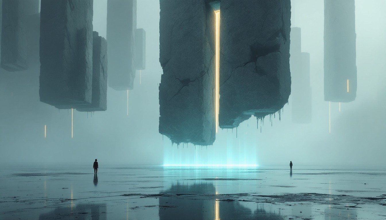 Grian Floating Rocks Free Floating Stone Giants Image - Monoliths, Floating, Surreal ...