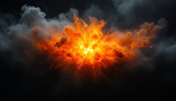 Free Blazing Orange Eruption Image | Download at StockCake